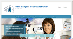 Desktop Screenshot of hartgens-medizin.eu